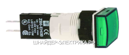 SE XB6 Лампа сигнальная зеленая с диодом 16ММ 12-24В