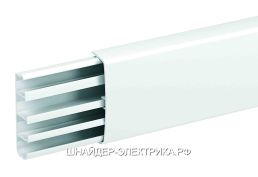 SE Unica Line Белый Крышка плинтуса TML-E-C75 2,5м