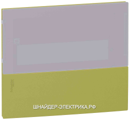 SE Mini Pragma New Панель передняя зеленая, 1P/18М., встр.дымчатая дверь
