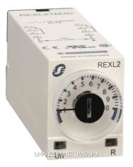 SE Реле-таймер съёмное миниатюрное для частой подстройки 230В, 2 CO, 5А