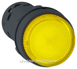 SE XB7 Кнопка 22мм 230В желтая с подсветкой