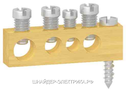 SE Mini Pragma Клеммные колодки неизолированные, крепление винт М4, 2x16+9x10+9x6, Италия