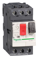 SE GV Автоматический выключатель с регулир. тепловой защитой (0.16-0.25А)