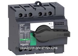 SE Interpact Выключатель-разъединитель 4P 63А рукоятка спереди