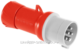 SE Вилка кабельная 32А 3P+N+E 380V IP44