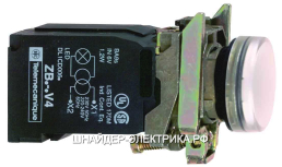 SE XB4 Лампа сигнальная белая 22мм LED, встр. трансф, 400 В