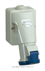 SE Розетка настенная винт. 32А, 2P+E, IP44, 220В