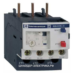 SE Contactors D Thermal relay D Тепловое реле перегрузки 12-18A Class 10 (LRD166)