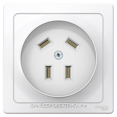 Силовая розетка 3P+N 32А 400В (в сборе) , Белый, серия Blanca, Schneider Electric