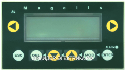 SE Magelis Дисплей компактный символьный, 4x20 симв., 24В