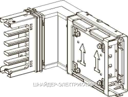 SE Canalis Секция угловая горизонтальная 400А